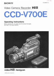 Grundig VS 8800 manual. Camera Instructions.
